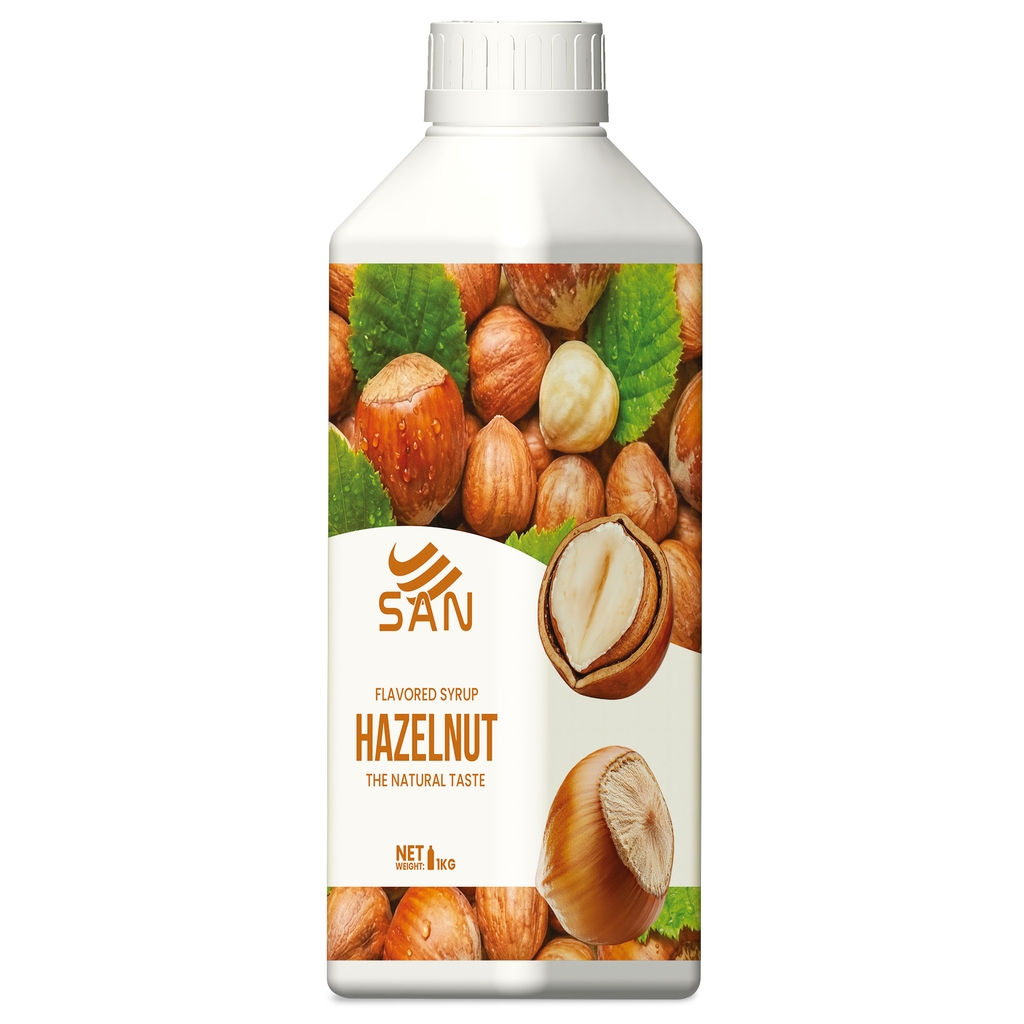 SYRUP HƯƠNG HẠT PHỈ Chai 1Kg, đậm đà, có chai chiết 100ml tặng công thức, latte, trà sữa, làm bánh, pha chế đa dạng