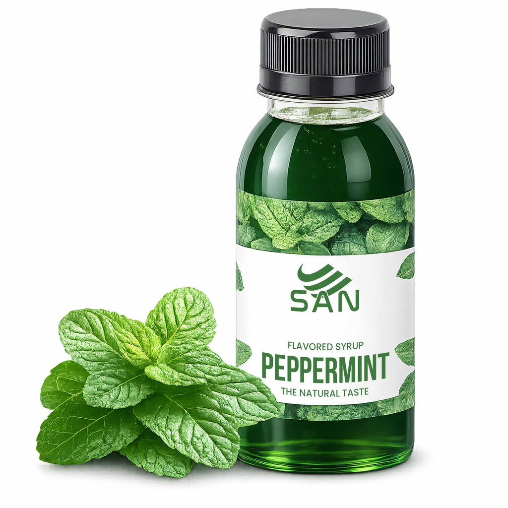 SYRUP HƯƠNG BẠC HÀ (1 kg), tặng sách công thức, tiện dụng, trái cây tự nhiên, đậm đặc, chuyên dùng pha chế trà trái cây, soda