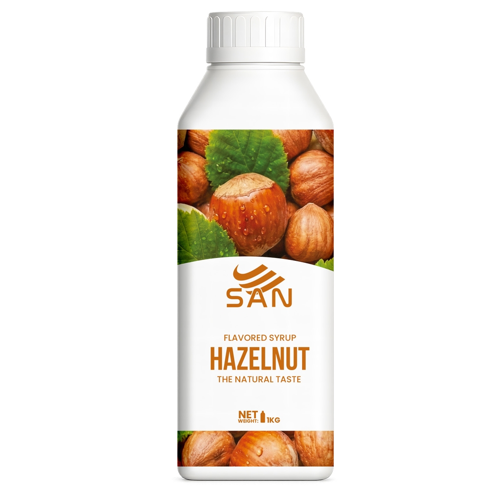 SYRUP HƯƠNG HẠT PHỈ Chai 1Kg, đậm đà, có chai chiết 100ml tặng công thức, latte, trà sữa, làm bánh, pha chế đa dạng