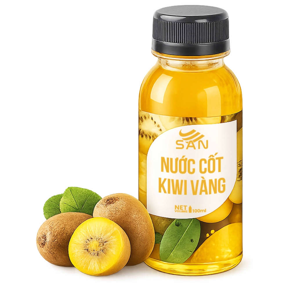 Nước Cốt Kiwi Vàng SAN Chai 1Kg