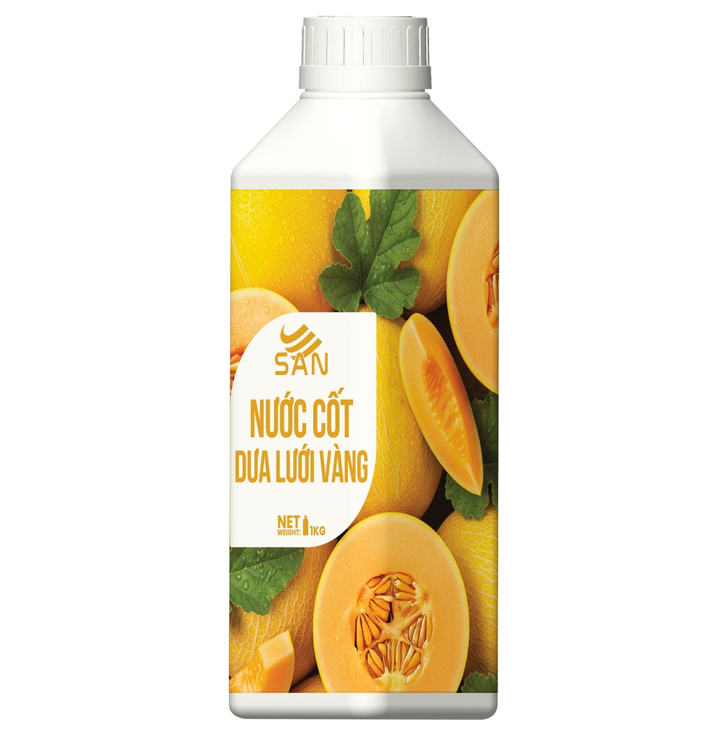Nước Cốt Dưa Lưới Vàng SAN Chai 1Kg