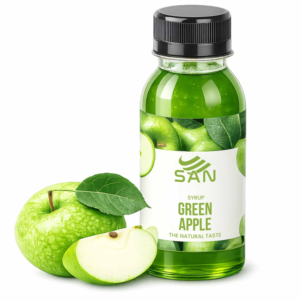 Syrup Táo Xanh SAN Chai 1Kg