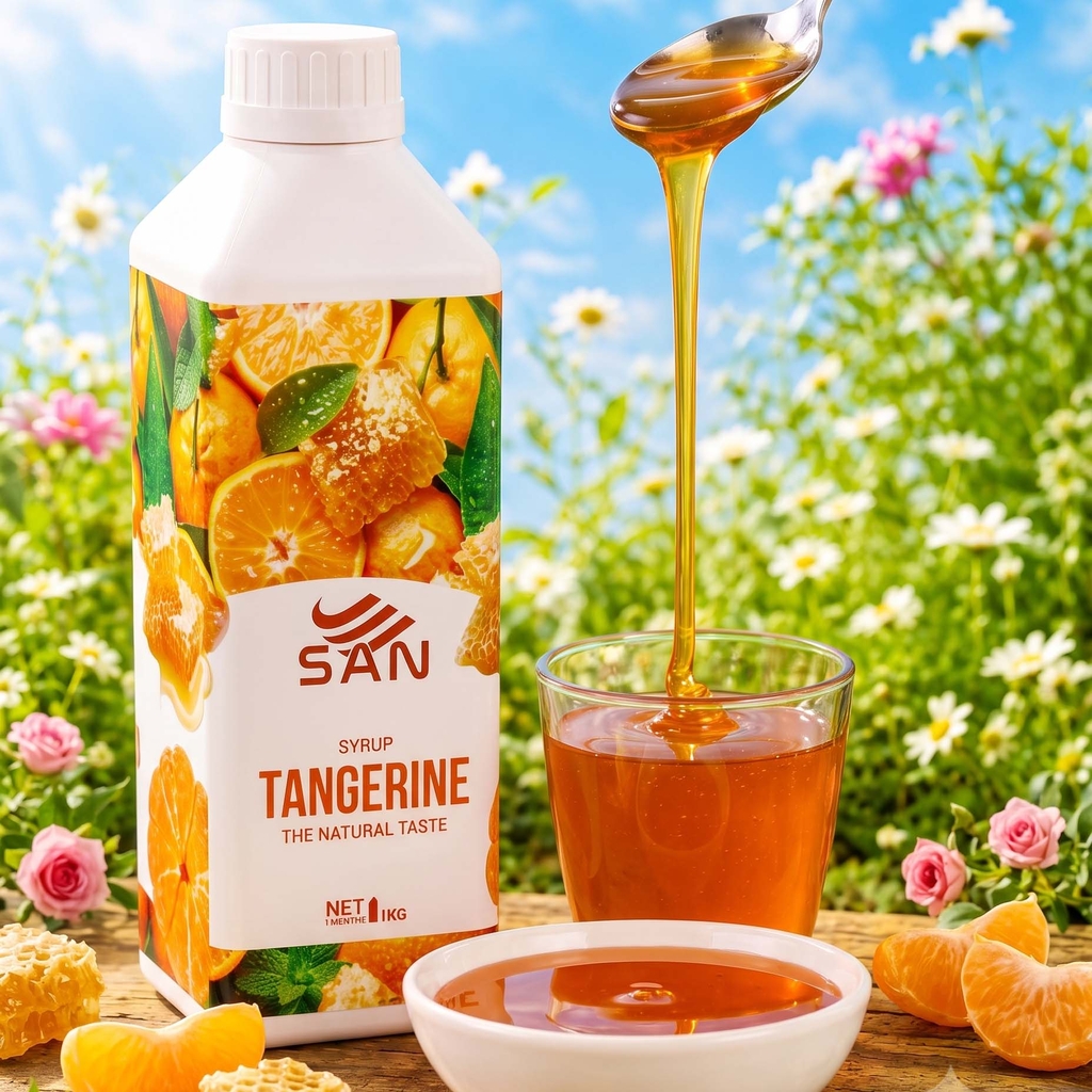 Syrup Quýt SAN Chai 1Kg