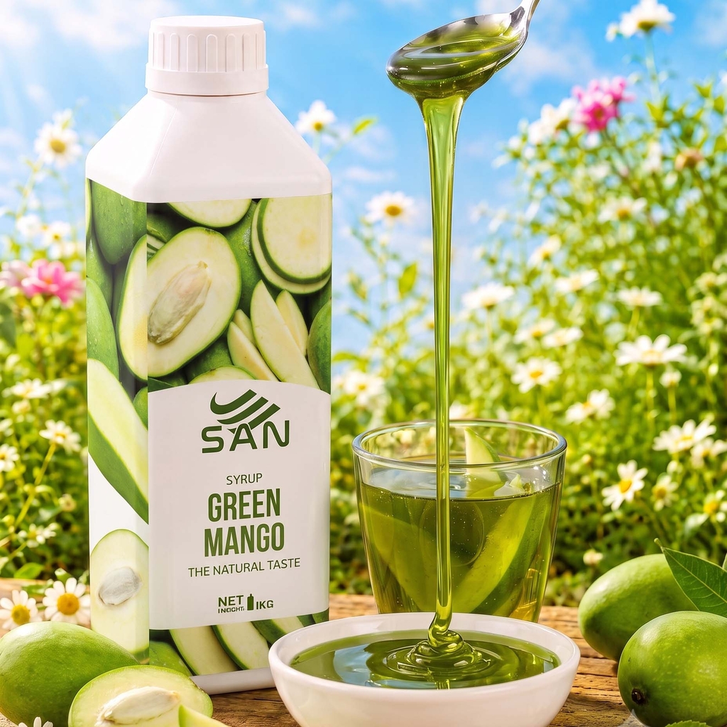 Syrup Xoài Non SAN Chai 1Kg