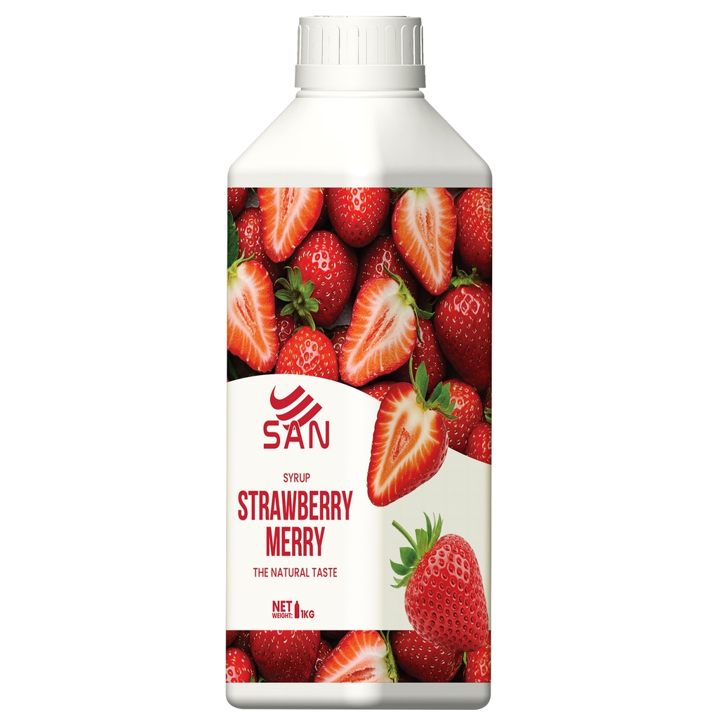 Syrup Dâu Merry SAN Chai 1Kg