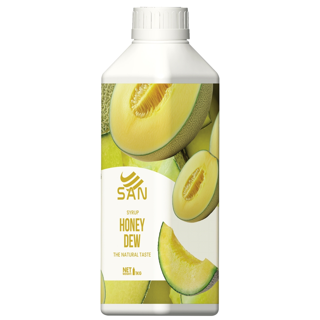Syrup Dưa Lưới Xanh SAN Chai 1Kg