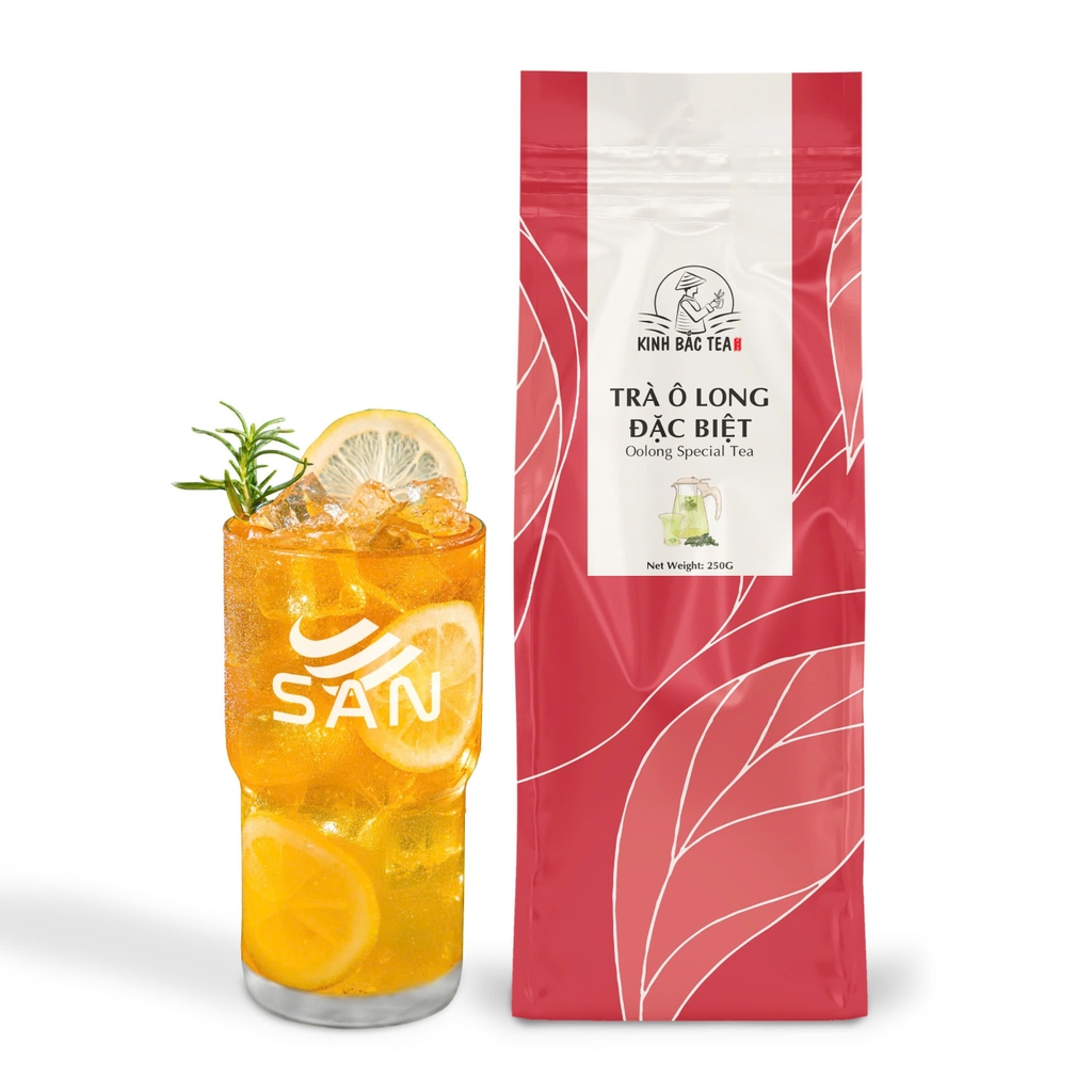 Trà Ô Long Đặc Biệt Kinh Bắc 250g (Pha Trà Hoa Quả - Màu Nước Vàng Tươi, Hương Hoa Quả Mọng)