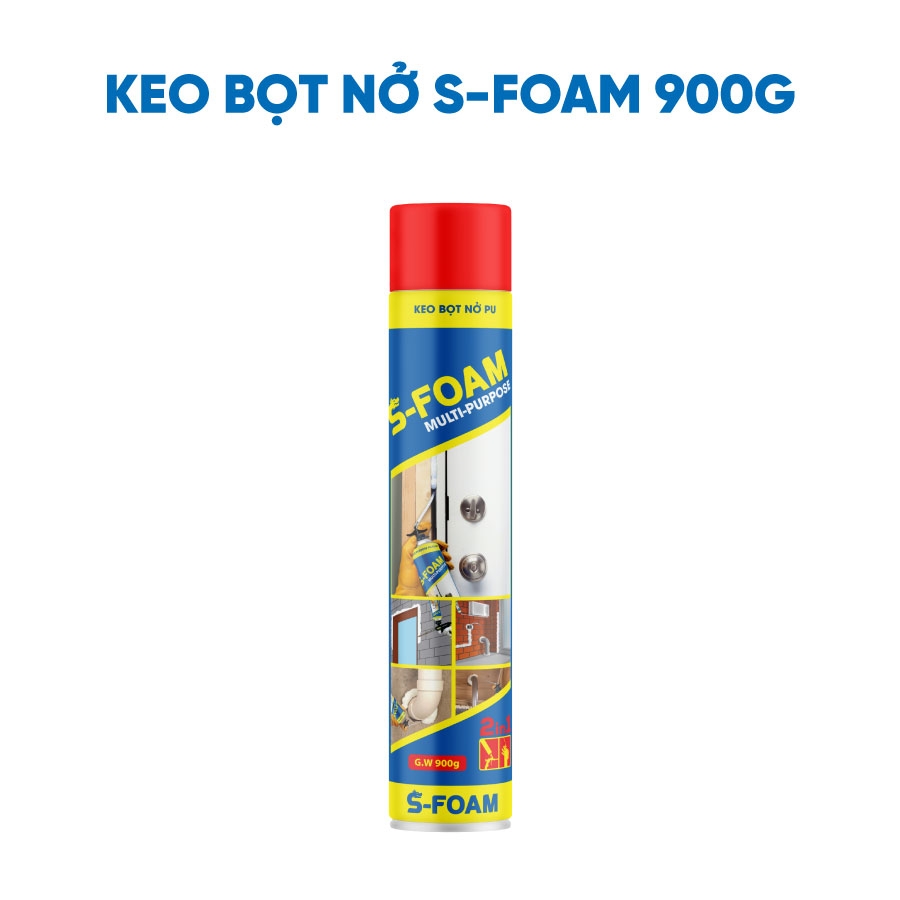 Keo bọt nở S-Foam
