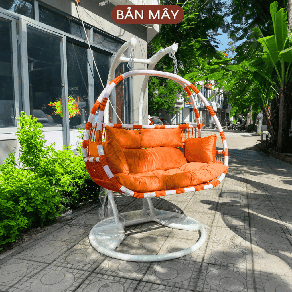 Ghế Xích Đu Đôi Cần Kép Cao Cấp, Quà Tặng Tân Gia Sang Trọng & Ý Nghĩa