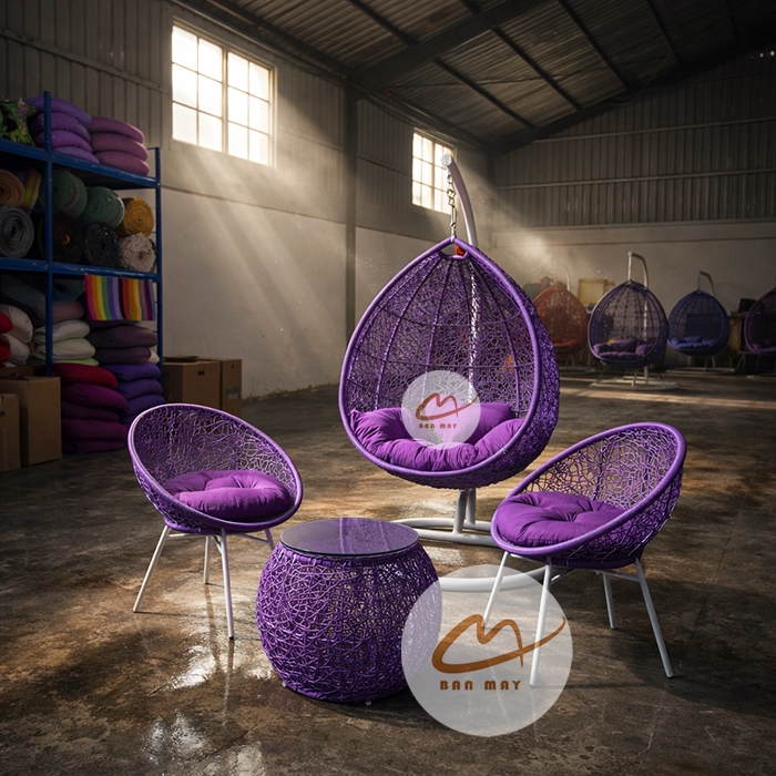 Xích Đu Tổ Chim Bàn Ghế Ban Công, Giải Pháp Tối Ưu Cho Không Gian Nhỏ