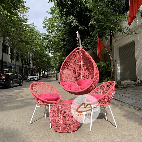 Xích Đu Tổ Chim Bàn Ghế Ban Công, Giải Pháp Tối Ưu Cho Không Gian Nhỏ