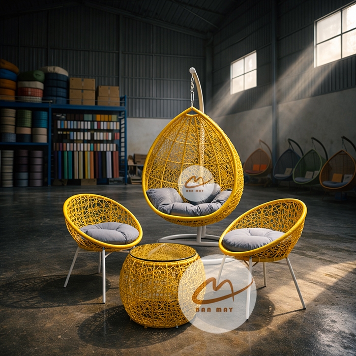 Xích Đu Tổ Chim Bàn Ghế Ban Công, Giải Pháp Tối Ưu Cho Không Gian Nhỏ