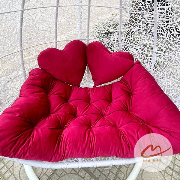 Ghế Xích Đu Đôi Tai Gấu – Thiết Kế Giọt Nước Biểu Tượng Cho 2 Người