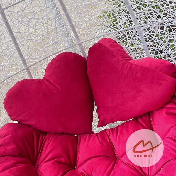 Ghế Xích Đu Đôi Tai Gấu – Thiết Kế Giọt Nước Biểu Tượng Cho 2 Người