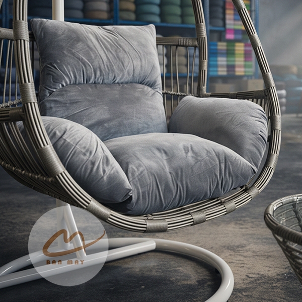 Bàn Ghế Mây Nhựa Thư Giãn Phượng Hoàng Đơn – Combo Xích Đu, Ghế Và Bàn Cho Góc Nghỉ Ngơi Ngoài Trời