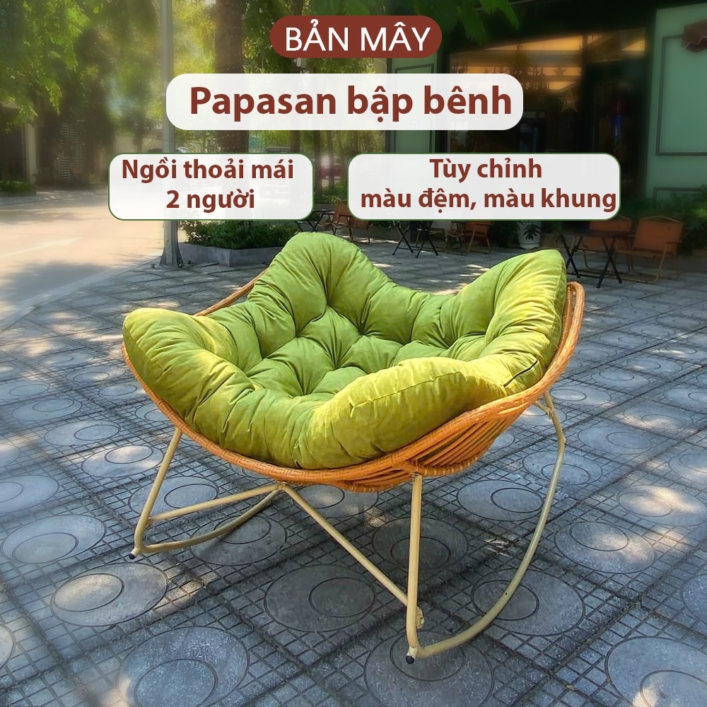 Ghế lười thư giãn hình vuông