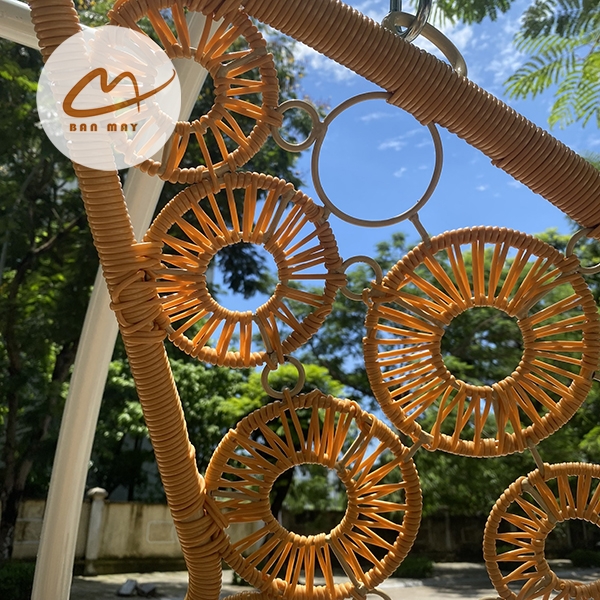 Xích Đu Sân Vườn Đôi Đan Tay Thủ Công – Không Gian Thư Giãn Cho Gia Đình