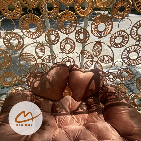 Xích Đu Sân Vườn Đôi Đan Tay Thủ Công – Không Gian Thư Giãn Cho Gia Đình