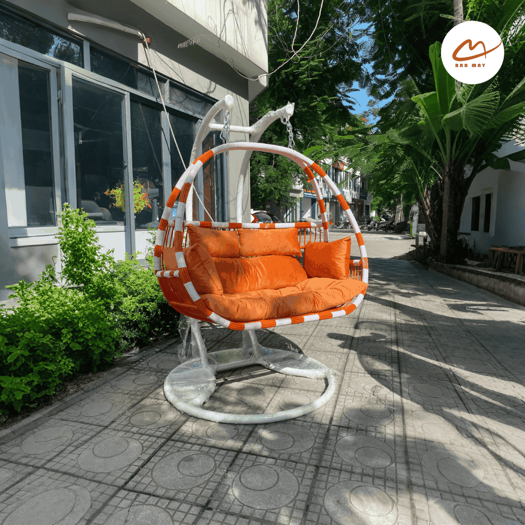 Ghế Xích Đu Đôi Cần Kép Cao Cấp, Quà Tặng Tân Gia Sang Trọng & Ý Nghĩa