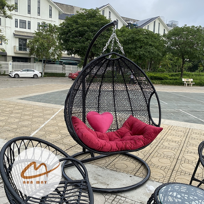 Bộ Bàn Ghế Xích Đu Sân Vườn – Combo Tiếp Khách Ngoài Trời Đồng Bộ Cho Gia Đình