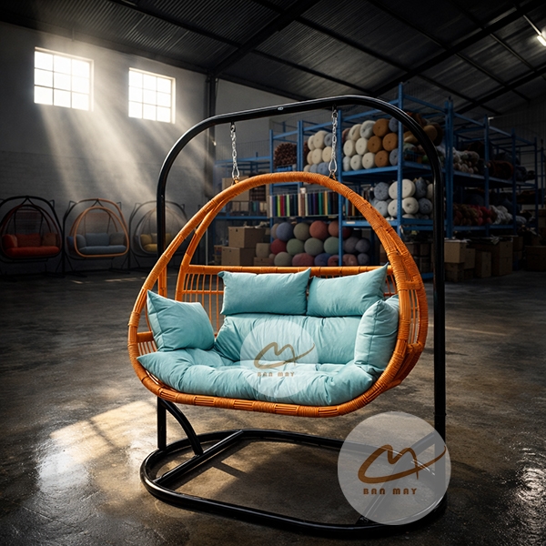 Xích Đu Sân Vườn Chịu Nắng Mưa - Mẫu Xích Đu Đẹp Ngoài Trời Bản Mây