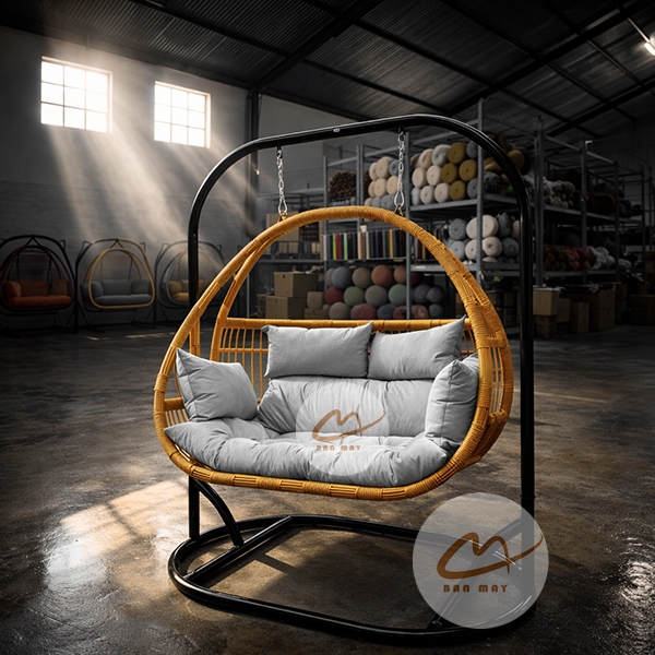 Xích Đu Sân Vườn Chịu Nắng Mưa - Mẫu Xích Đu Đẹp Ngoài Trời Bản Mây