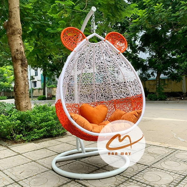 Xích Đu Thư Giãn Tai Gấu Phối Màu – Điểm Nhấn Cảm Xúc Cho Không Gian