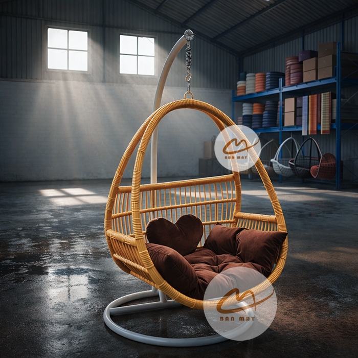 Xích Đu Thư Giãn Phượng Hoàng Đơn – Khi Ban Công Trở Thành Góc Chill Riêng