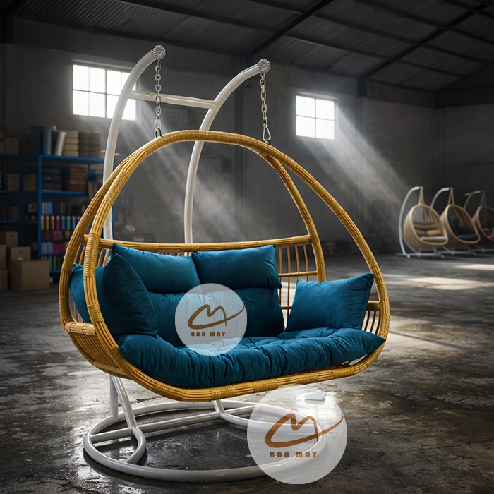 Xích Đu Ban Công Chung Cư Cần Kép - Mẫu Xích Đu Decor Đẹp & Chắc Chắn