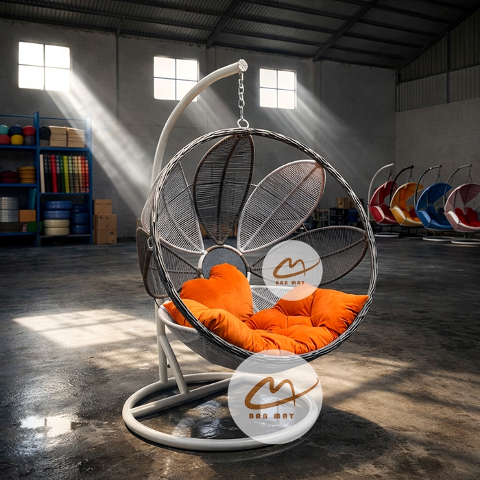 Ghế Xích Đu Lá Nghệ Thuật – Thiết Kế Phối Màu Độc Đáo Cho Không Gian Sống