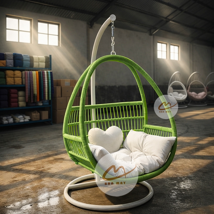 Xích Đu Thư Giãn Phượng Hoàng Đơn – Khi Ban Công Trở Thành Góc Chill Riêng