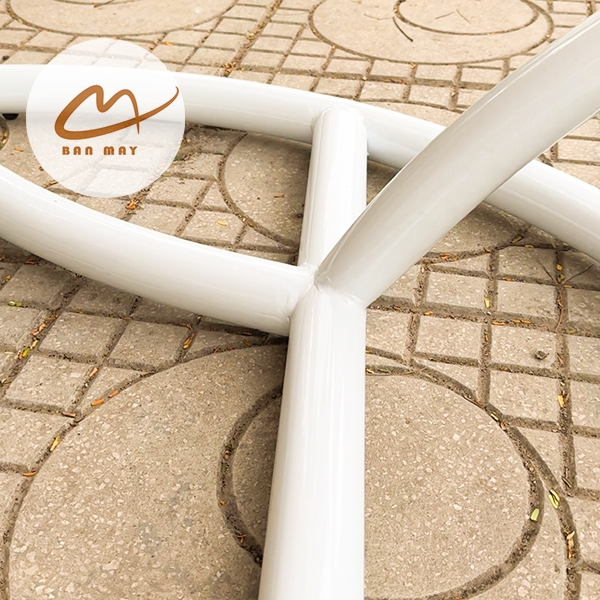 Ghế Xích Đu Cần Kép Đồng Xu Hoa Cúc – Không Gian Thư Giãn Rộng Rãi Cho 2–3 Người