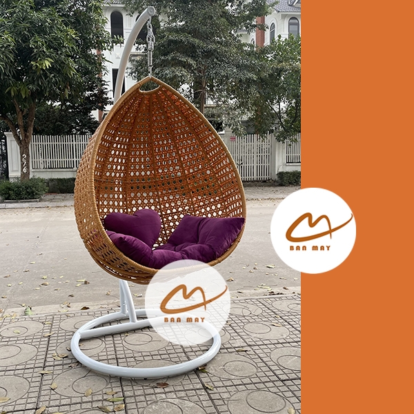 Ghế Xích Đu Giọt Nước Tổ Chim – Không Gian Riêng Tư Ấm Áp Cho 1–2 Người