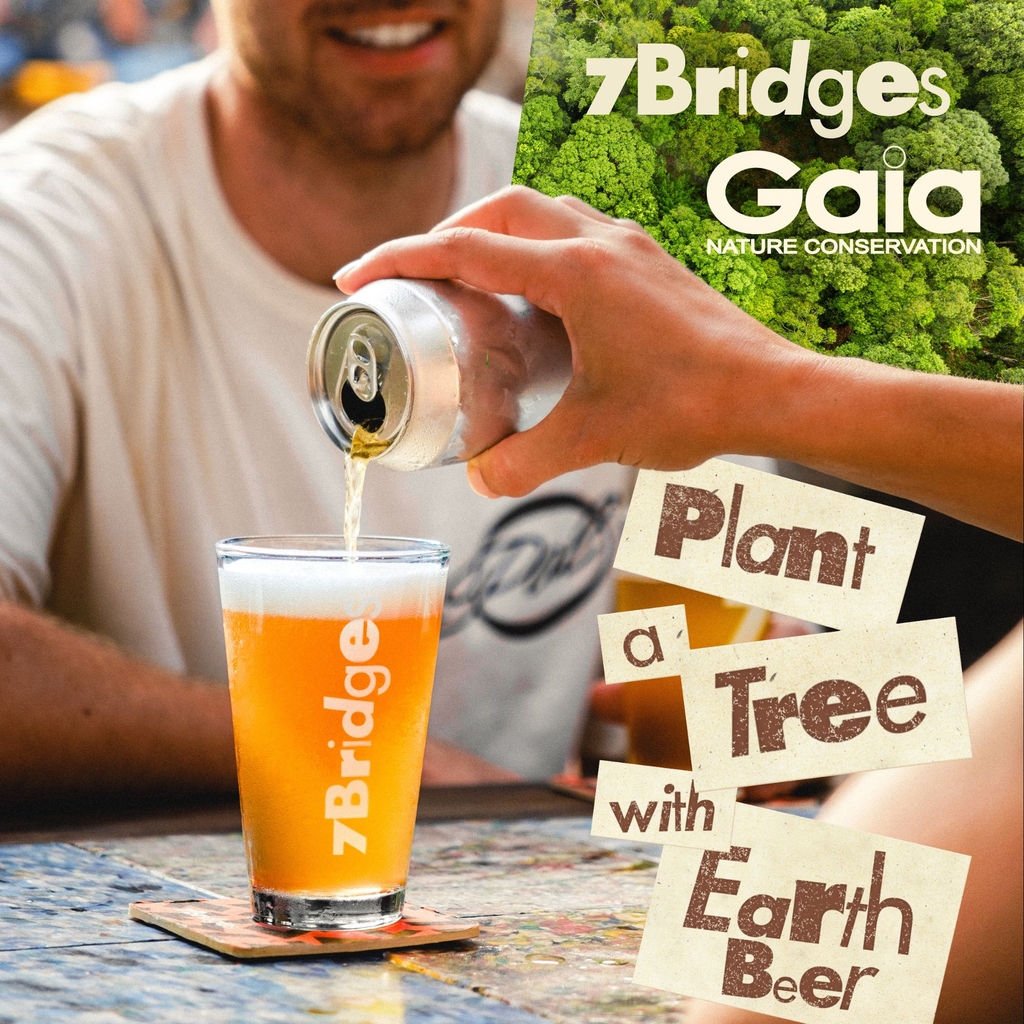 Bia thủ công 7 Bridges Sơn Earth Beer – Bia Lager Vì Môi Trường