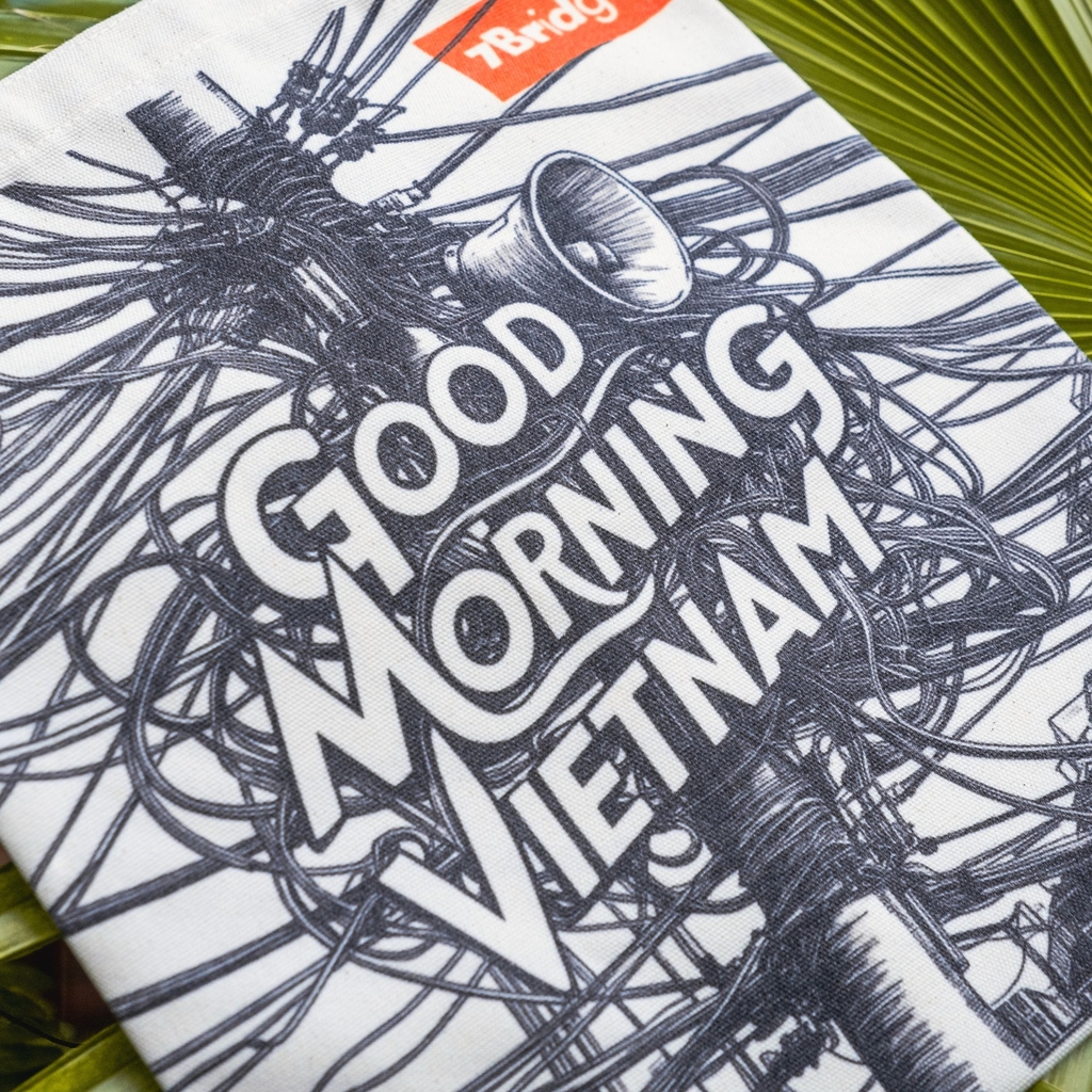 Túi Tote Canvas 7 Bridges Good Morning Vietnam