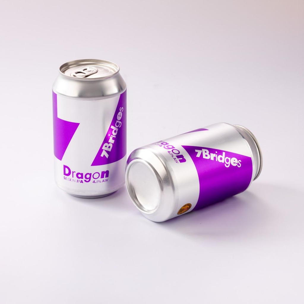 Bia thủ công 7 Bridges Dragon IPA 330ml hương vị trái cây nhiệt đới và vị mạch nha