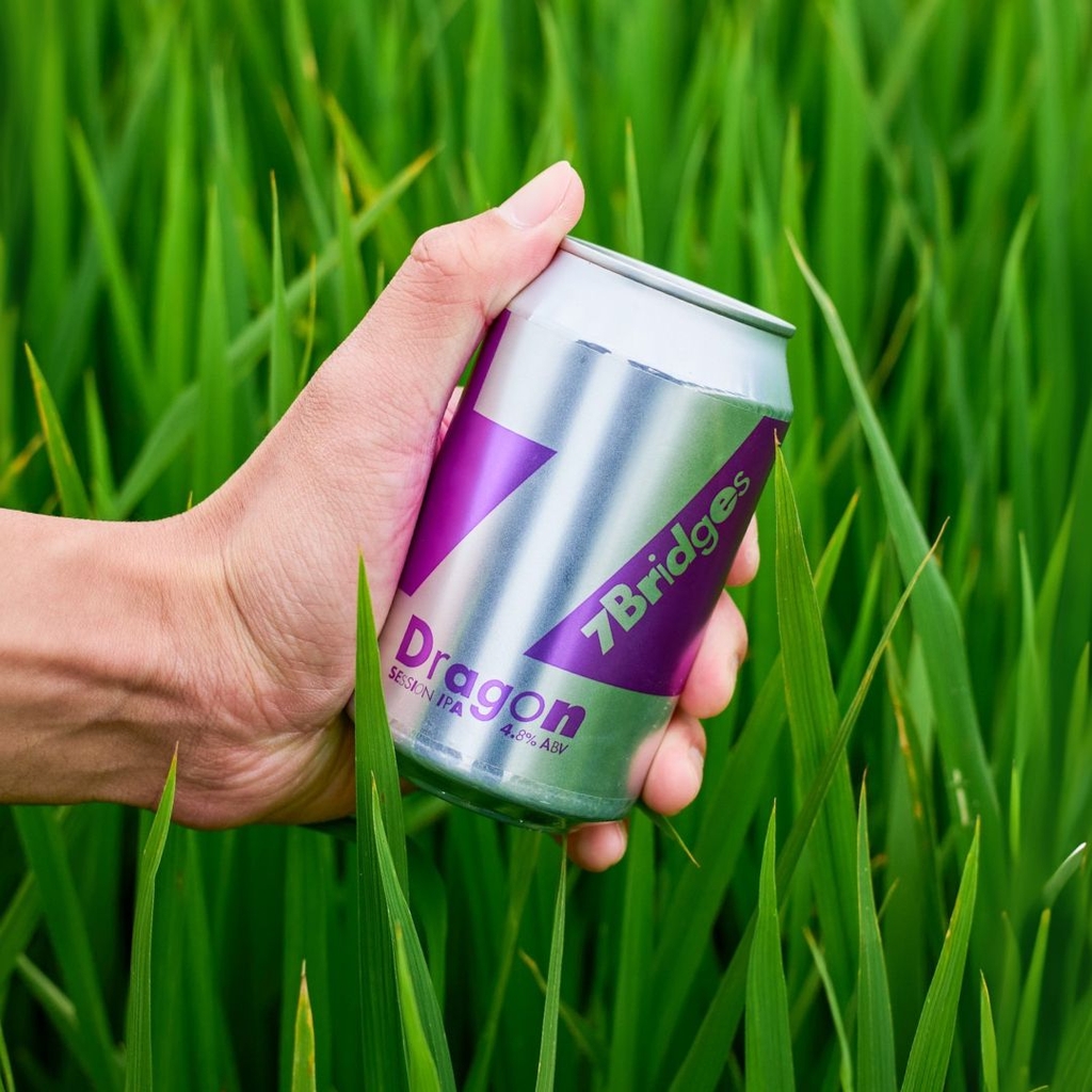 Thùng 24 lon Bia thủ công 7 Bridges mix 4 loại bia 330ml