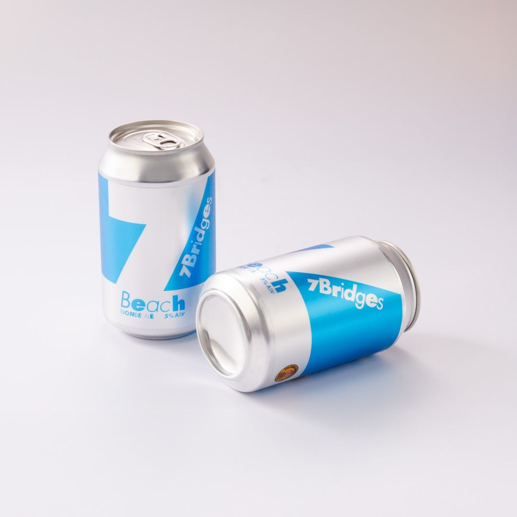 Bia thủ công 7 Bridges Beach Blonde Ale 330ml hương vị mật ong sảng khoái, tươi mát cực kì dễ uống