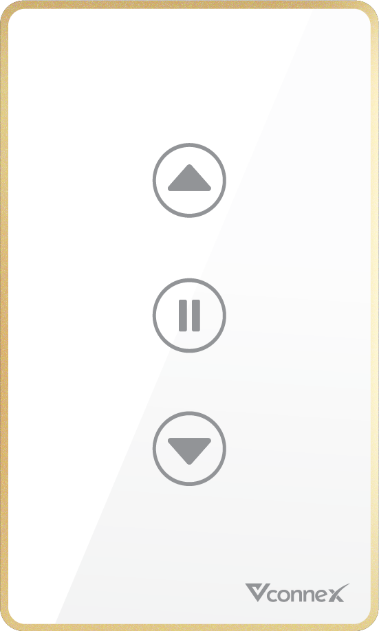 Công tắc cửa cuốn, cổng tự động viền nhôm Vconnex VCN-WSRGCL