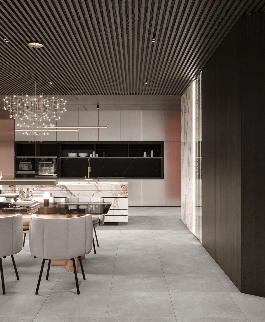 Gạch Ấn Độ 600x600 men Matt Porcelain BETON GRIS