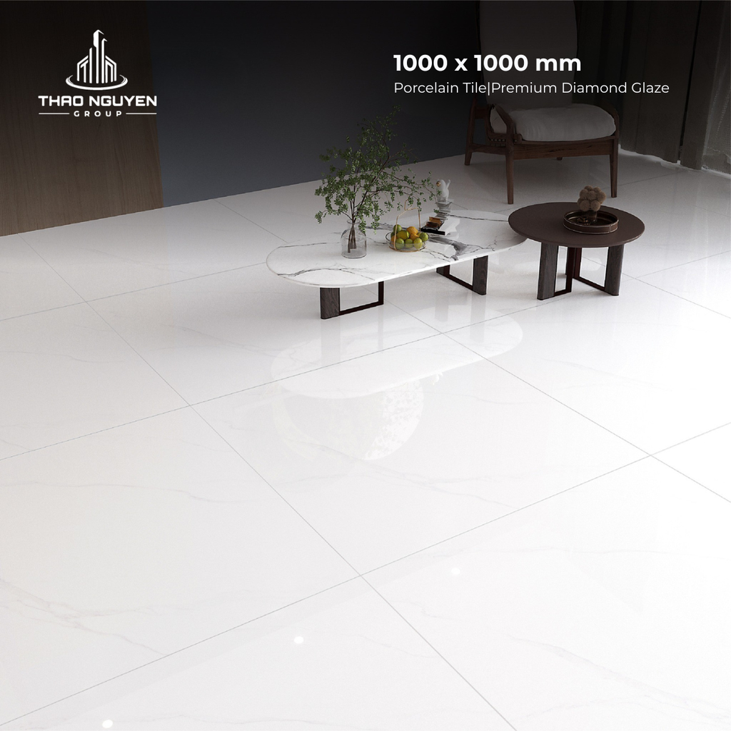 Gạch lát 1000x1000 CMC men kim cương Porcelain CPD11001S5