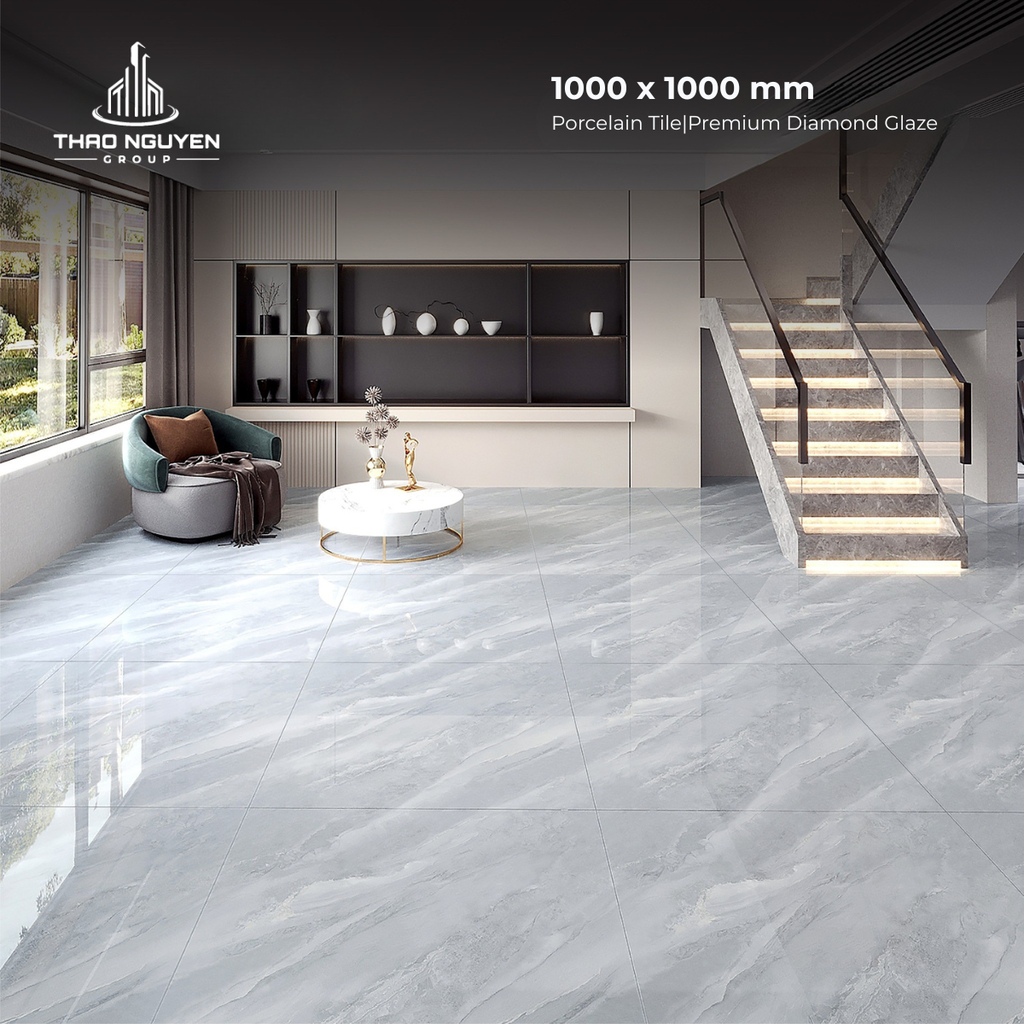 Gạch lát 1000x1000 CMC men kim cương Porcelain CPD11003S5