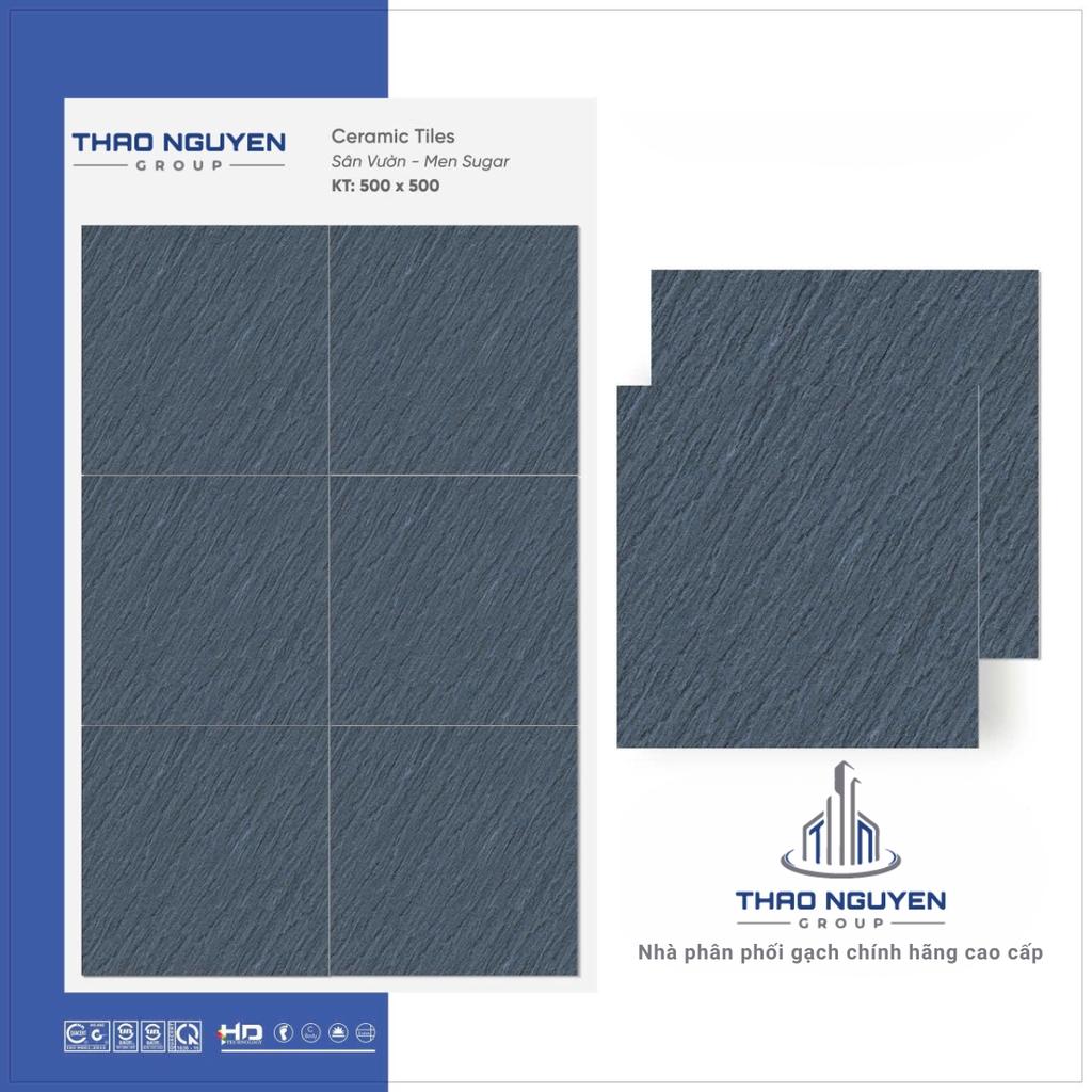 Gạch sân vườn 50x50 RedStar men Sugar Ceramic RTC55.4907