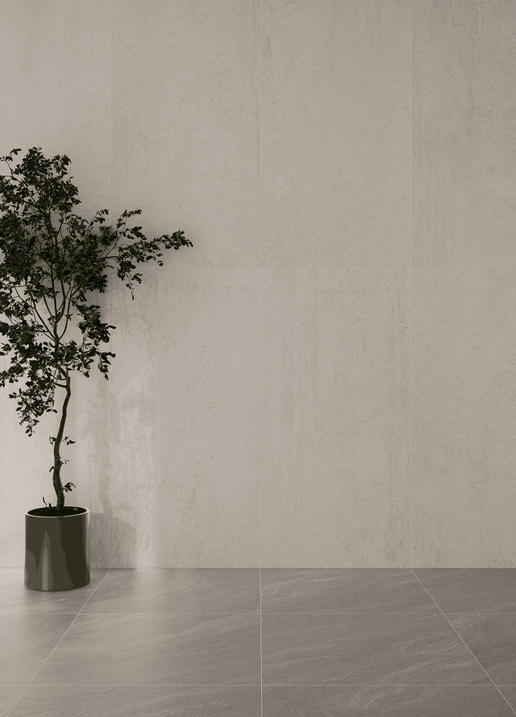 Gạch Ấn Độ 600x600 men Matt Porcelain MARMI GRAPHITE