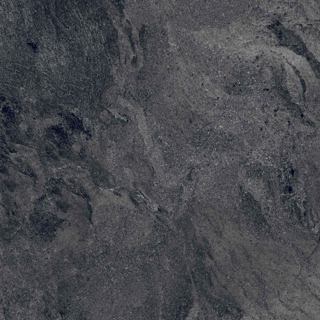 Gạch Ấn Độ 600x600 men Matt Porcelain ROCKFLAME ANTHRACITE