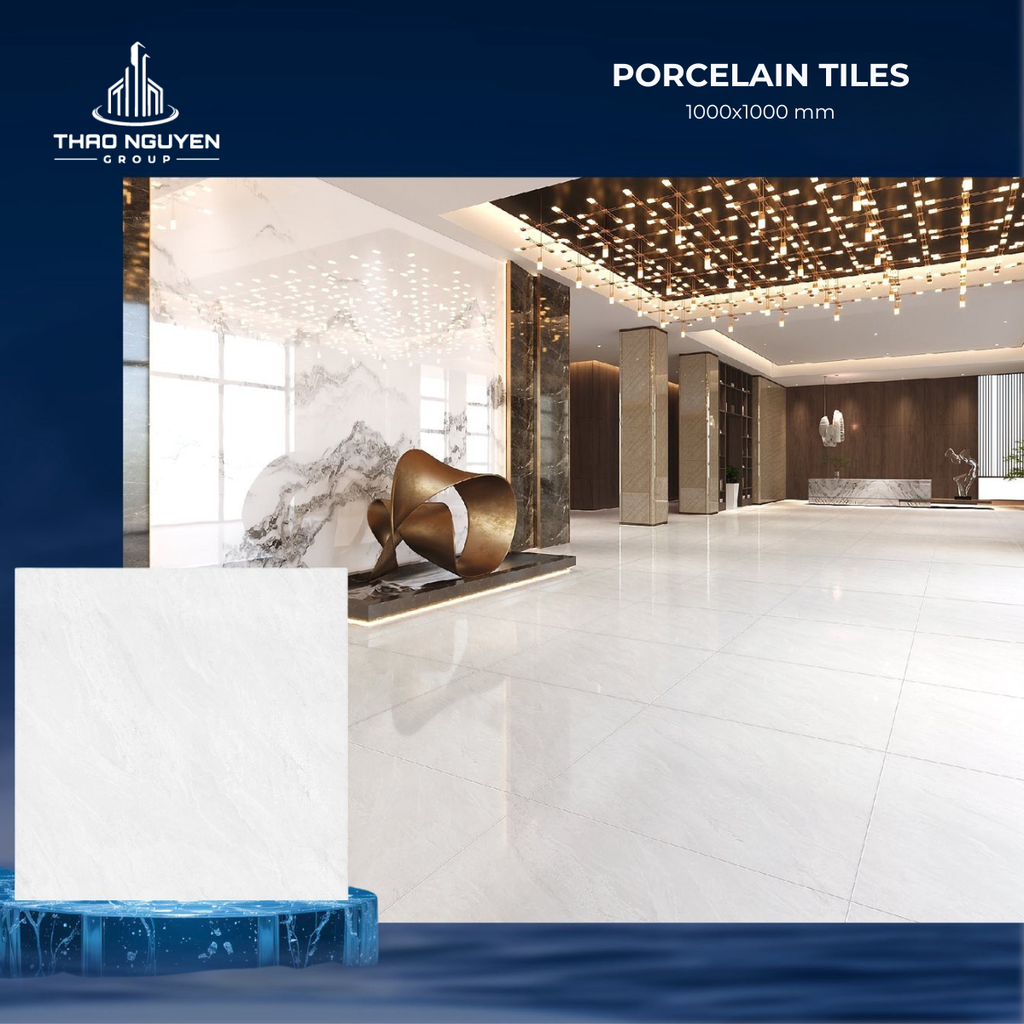 Gạch lát 1000x1000 CMC men kim cương Porcelain CPD11005S5