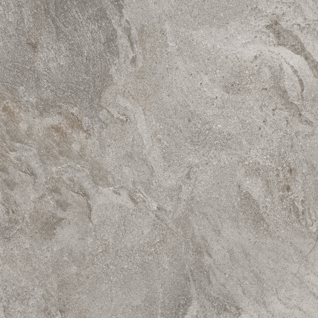 Gạch Ấn Độ 600x600 men Matt Porcelain ROCKFLAME GRIS