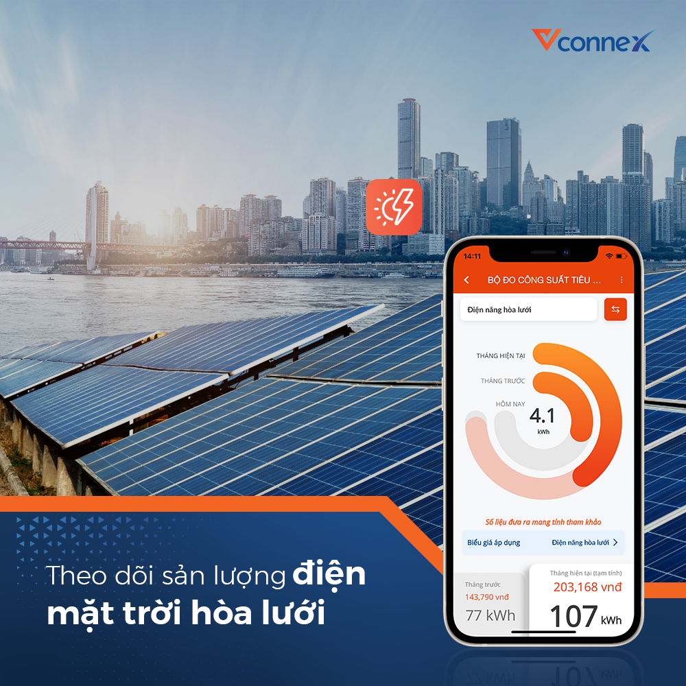 Bộ giám sát tiêu thụ điện năng thông minh 1 pha Vconnex VCN-EM0101