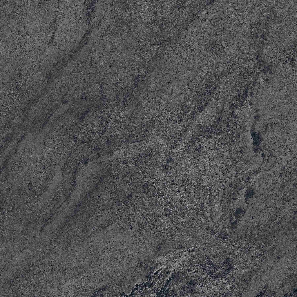 Gạch Ấn Độ 600x600 men Matt Porcelain ROCKFLAME ANTHRACITE