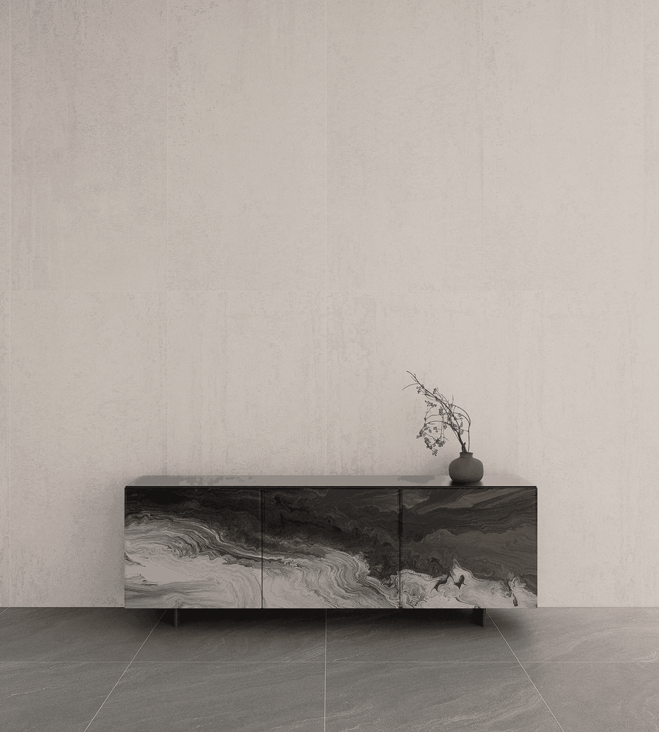 Gạch Ấn Độ 600x600 men Matt Porcelain MARMI GRAPHITE